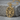 Chi Rho Alpha Omega Pendant, gold vermeil, front product photo