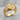 Lucky 13 Fluted Ring, gold vermeil finish product photo