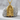 Santa Muerte Rose Niche Pendant, gold vermeil, studio product photo