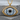 Evil Eye Upper Lash Pendant, gold vermeil, front product view