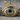 Evil Eye Beaded Gaze Pendant, gold vermeil, front view