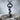 Coiled Snake Key Pendant, black rhodium plated variant product view