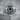 Evil Eye Midnight Halo Ring, polished silver, product photo