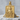 Saint Jude Flame Pendant, gold vermeil, front view
