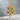 Four Leaf Green Stone Pendant, gold vermeil, product photo