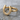 Horseshoe Open Center Ring, gold vermeil, studio product view