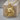 Cavalier Spaniel Leaf Pendant, gold vermeil finish front view