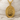 Cancer Branching Stars Pendant in gold vermeil, studio product photo