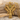Virgo Peridot Sheaf Pendant, gold vermeil, front view