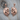 Sleeping Wolf Leaf Earring, rose gold, product photo