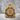 Om Enamel Mandala Pendant, gold vermeil, front view