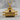 Torah Scroll Crown Pendant, gold vermeil, front view