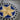 Star of David Enamel Pendant, oxidized, close-up of star relief and enamel