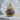 Allah Enamel Rosette Pendant, gold vermeil product photo