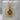 Four Leaf Rococo Medallion Pendant, gold vermeil, product photo