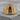 Garnet Cathedral Keyhole Ring, gold vermeil product photo