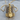 Mjolnir Serpent Coil Pendant, gold vermeil, angled product photo view