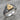 Valknut Rope Shoulder Ring, two-tone, angled product photo