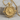 Compass Gimbal Pendant, gold vermeil product photo