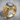 Labradorite Fenrir Ring, gold vermeil, three-quarter product view