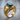 Malachite Fenrir Ring, gold vermeil, front three-quarter view