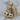 Mjolnir Blue Enamel Pendant, gold vermeil, product view