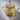 Ghost Light Compass Pendant, gold vermeil, front view