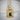 Corpse Candle Lantern Pendant in gold vermeil, front product photo
