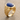 Lapis Lazuli Mountain Pine Ring in gold vermeil, front view