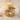 Moonstone mushroom roots pendant, gold vermeil product photo