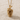 Pine Cone Scale Pendant, gold vermeil, product photo