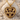 Acanthus Scroll Heart Pendant, gold vermeil, front view