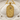 Aquarius Water Jar Stars Pendant, gold vermeil, angled front view