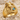Capricorn Curling Sea Goat Ring, gold vermeil finish, angled product photo