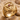 Taurus Lowered Bull Ring, gold vermeil, angled product photo