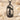 Virgo Wheat Bearer Pendant, black rhodium finish product photo