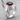 Keystone Garnet Buttress Ring, polished silver, angled product photo