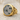 Moss Agate Roots Promise Ring, gold vermeil, studio product view