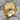 Lucky 13 Shield Ring, gold vermeil, studio product photograph