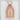 Cathedral Recessed Gate Pendant, rose gold, front view