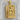 Santa Muerte Throne Relief Pendant, gold vermeil, front view