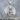 Santa Muerte Hourglass Relief Pendant, polished silver product photo