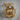 Moonstone Wolf Cub Pendant, gold vermeil product photo