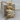 Wolf Snow Trail Pendant, gold vermeil, product photo