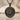 Sunray Rosette Couple Pendant, black rhodium finish, front product view