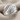 Black Enamel Claw Ridge Ring, polished silver product photo
