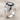 Hematite Gauntlet Claw Ring, polished silver product photo