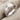 Recessed Rail Ring in polished silver, studio product photo