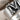 Bone Letter Ring, oxidized silver, close-up of sculpted letter