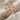 Double Gothic Cross Bypass Ring, rose gold, angled product photo